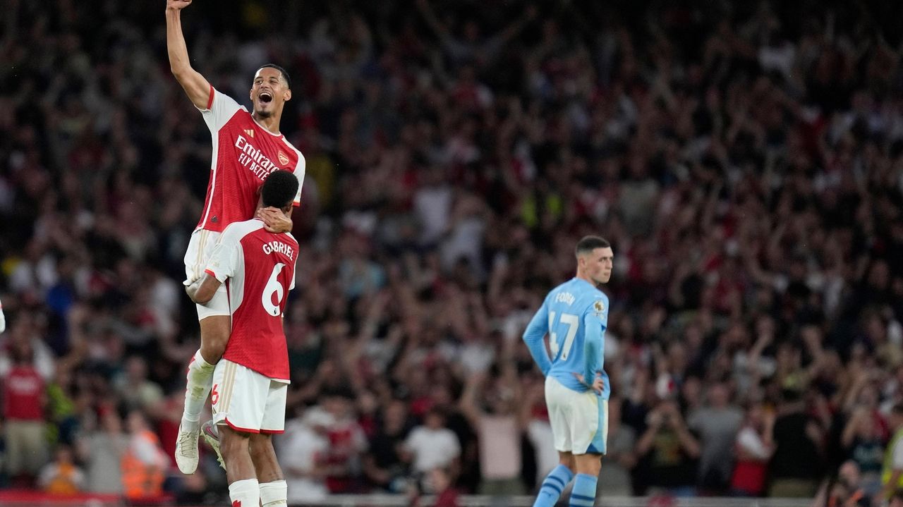 Arsenal vs Man City highlights and reaction as Martinelli scores late  winner for Gunners via Ake deflection - Manchester Evening News