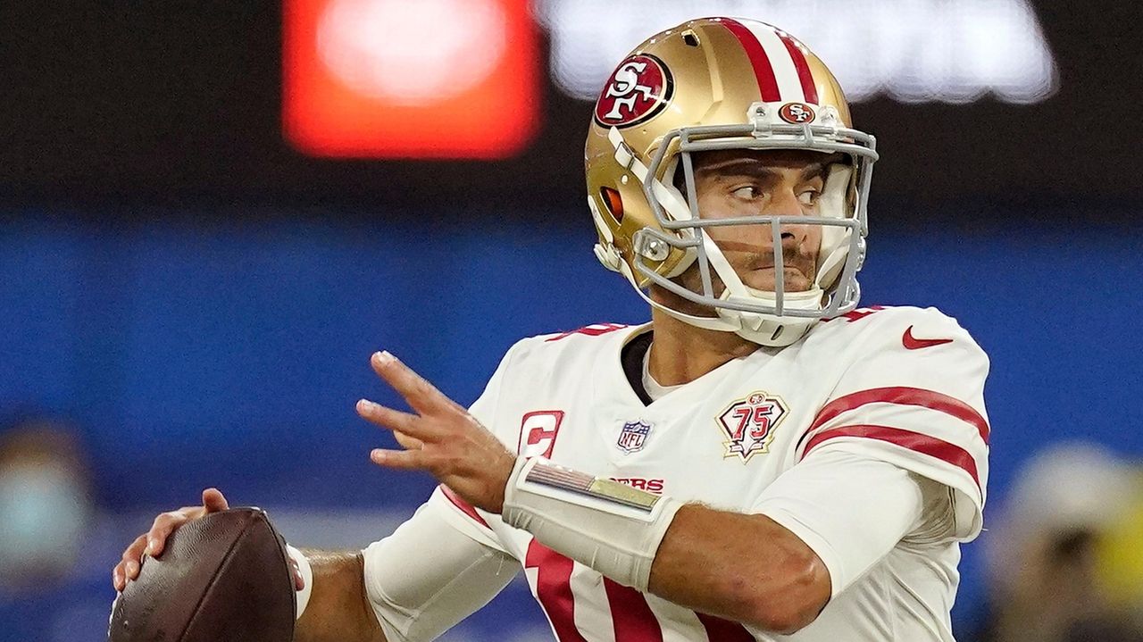 Jimmy Garoppolo offers 49ers parting message in first Raiders presser – NBC  Sports Bay Area & California