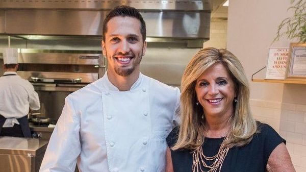 TV personality and product designer Joy Mangano with executive chef...