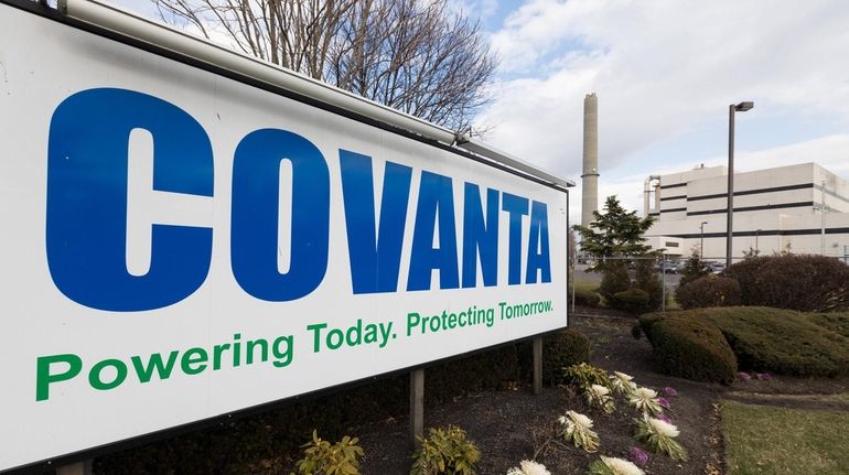 The Covanta waste-to-energy facility.