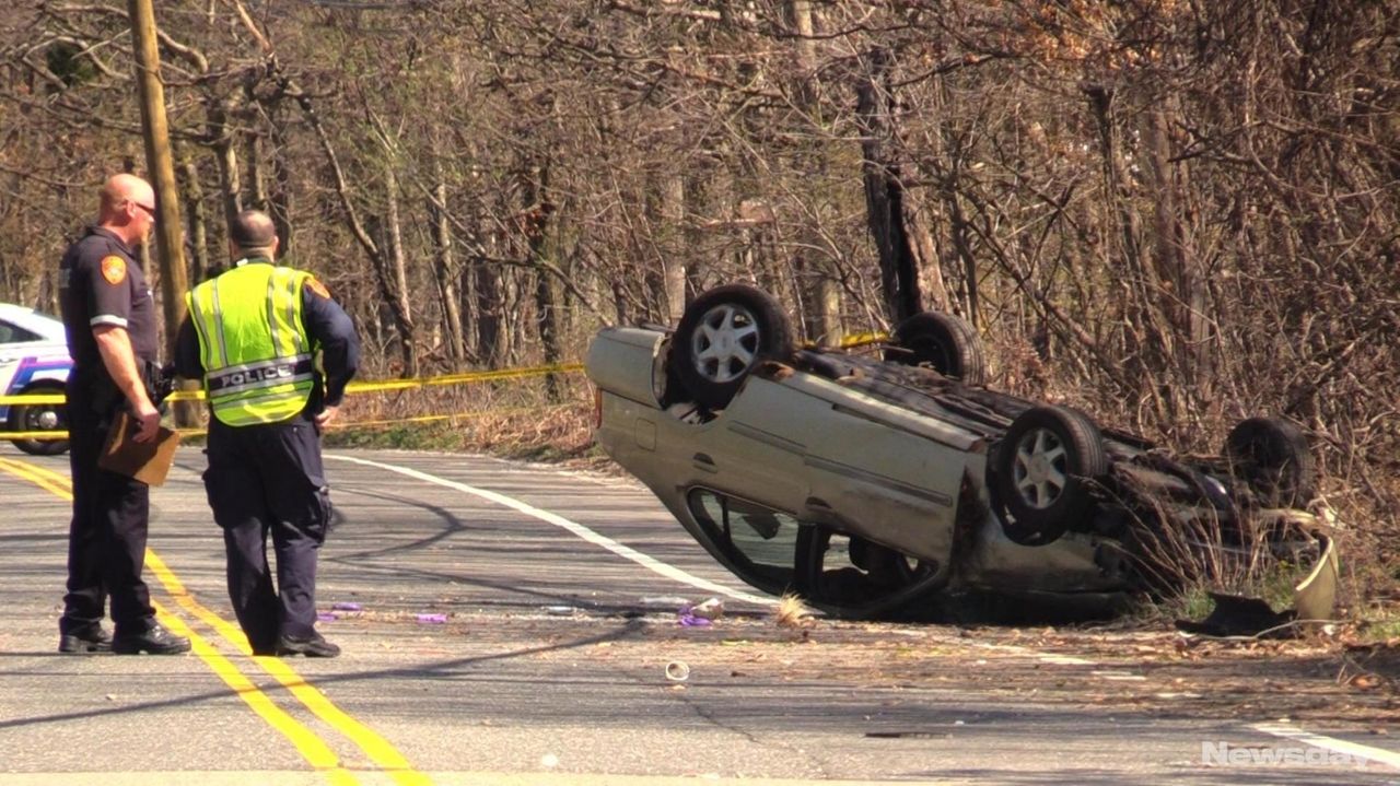 Cops Driver killed in overturn crash in Yaphank Newsday