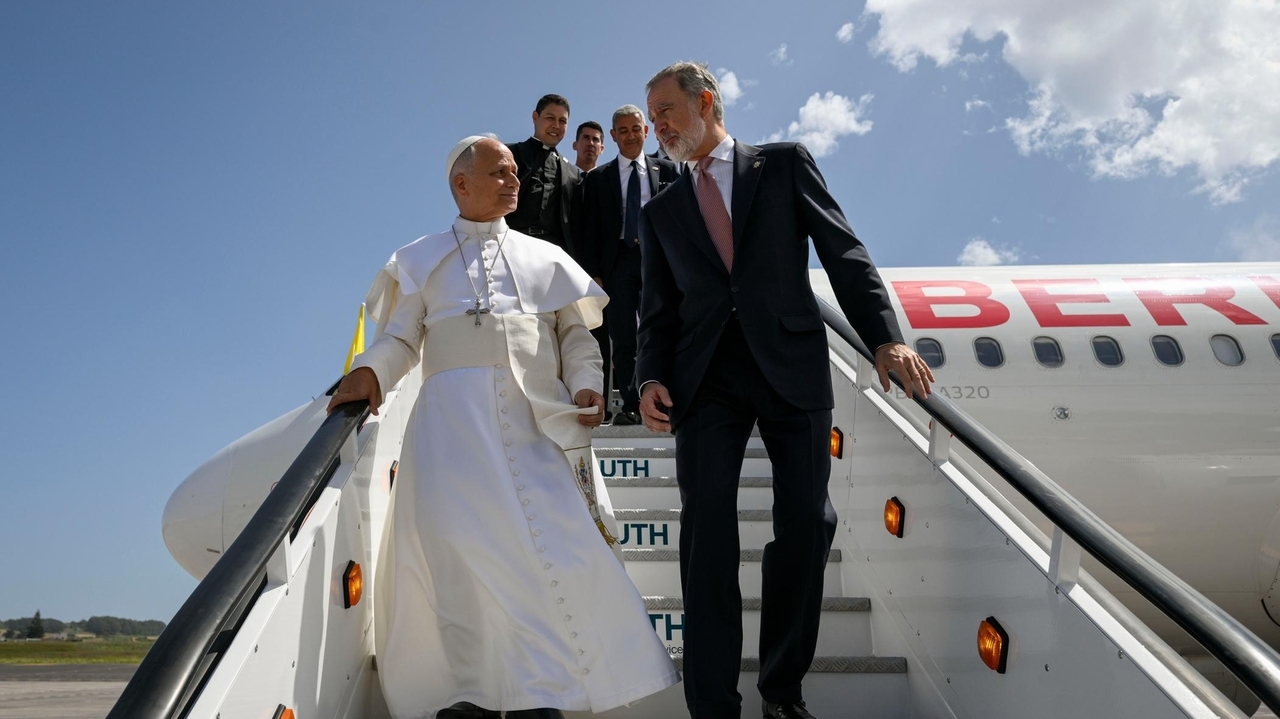Pope Leo XIV's flight home from Spain was grounded so the king came to his aid