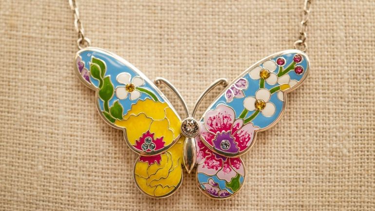Items with butterfly designs that are sold at the store...