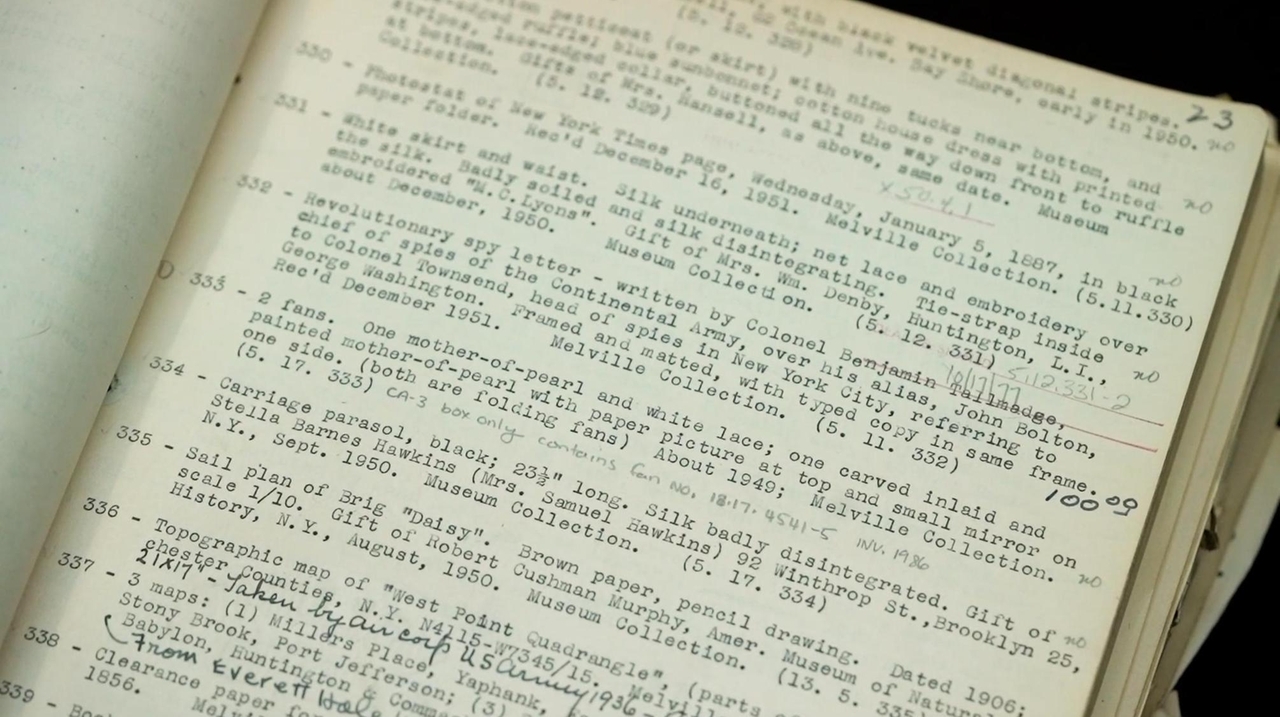 1779 Revolutionary War spy letter unearthed at Long Island Museum - Newsday