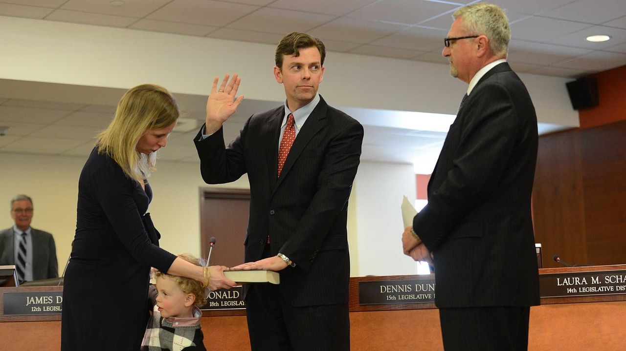 James Kennedy sworn in as new Nassau legislator Newsday