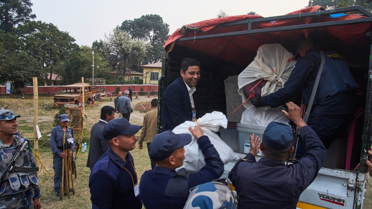 Vote counting begins in Nepal after a peaceful parliamentary election