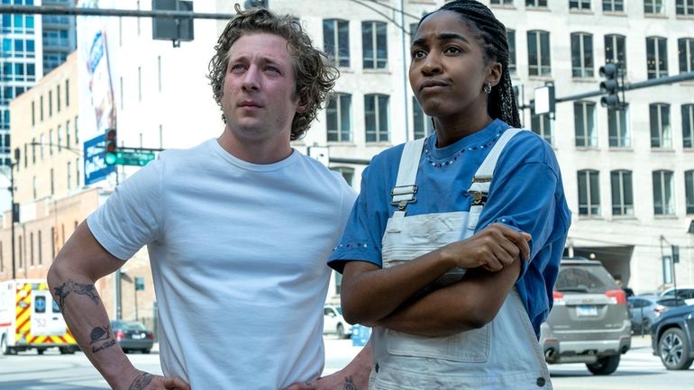 Jeremy Allen White and Ayo Edebiri in "The Bear."