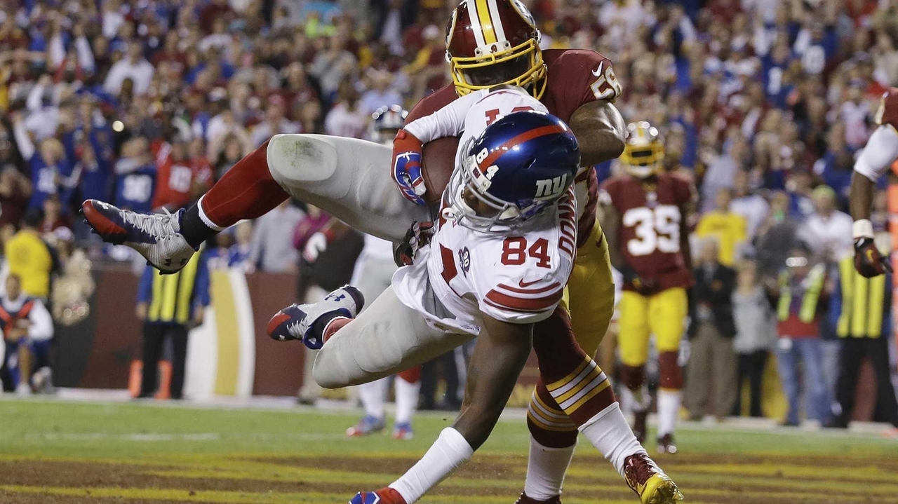 Larry Donnell's 3 TD catches lead Giants in rout - Newsday