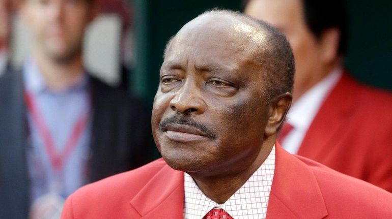 Joe Morgan before the MLB All-Star game, July 14, 2015,...