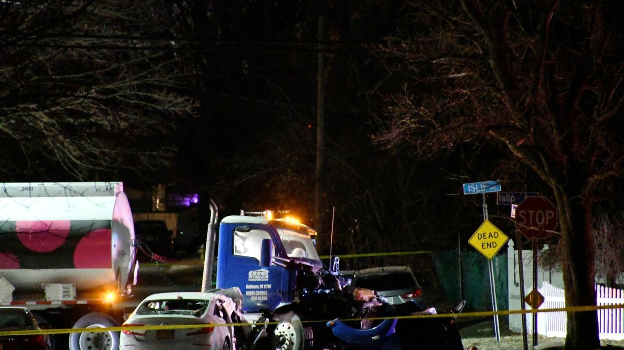 Two men killed in Islip crash, Suffolk police say Newsday