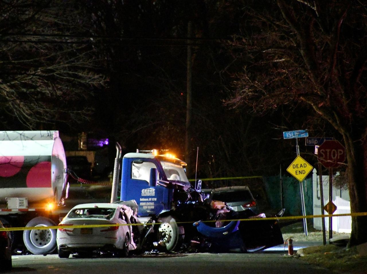 Two men killed in Islip crash, Suffolk police say Newsday