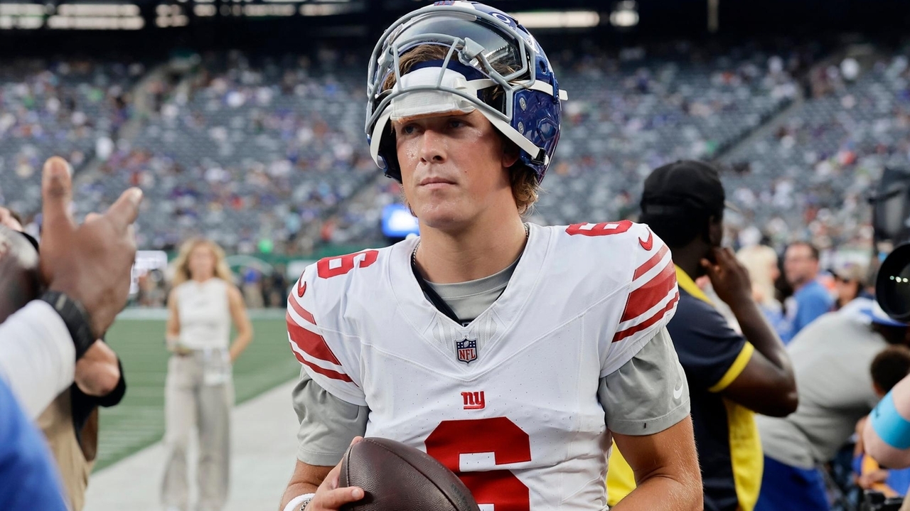 Giants QB Jaxson Dart faces more scrutiny as he takes the wheel in Week 1 vs. Cowboys