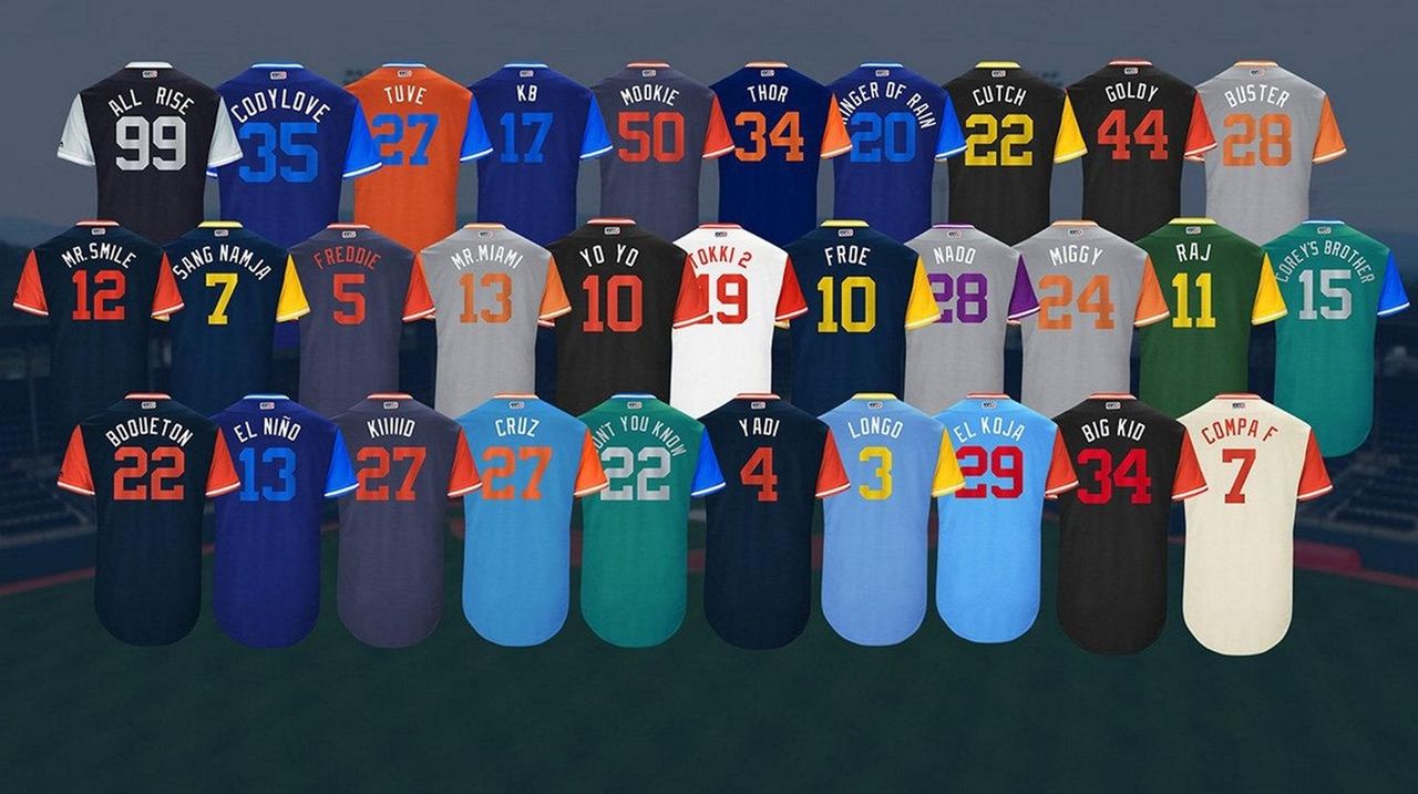 See Yankees Mets uniforms for Players Weekend Newsday