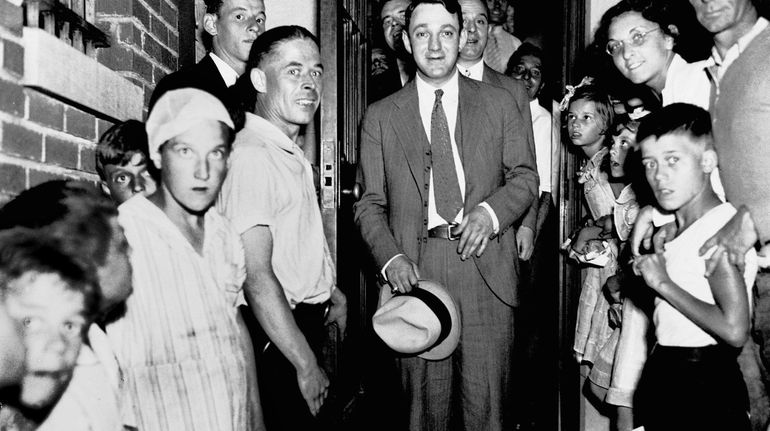 Arthur Flegenheimer, aka Dutch Schultz, leaves Malone County jail in...