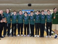 Seaford boys roll but just miss state title by three pins