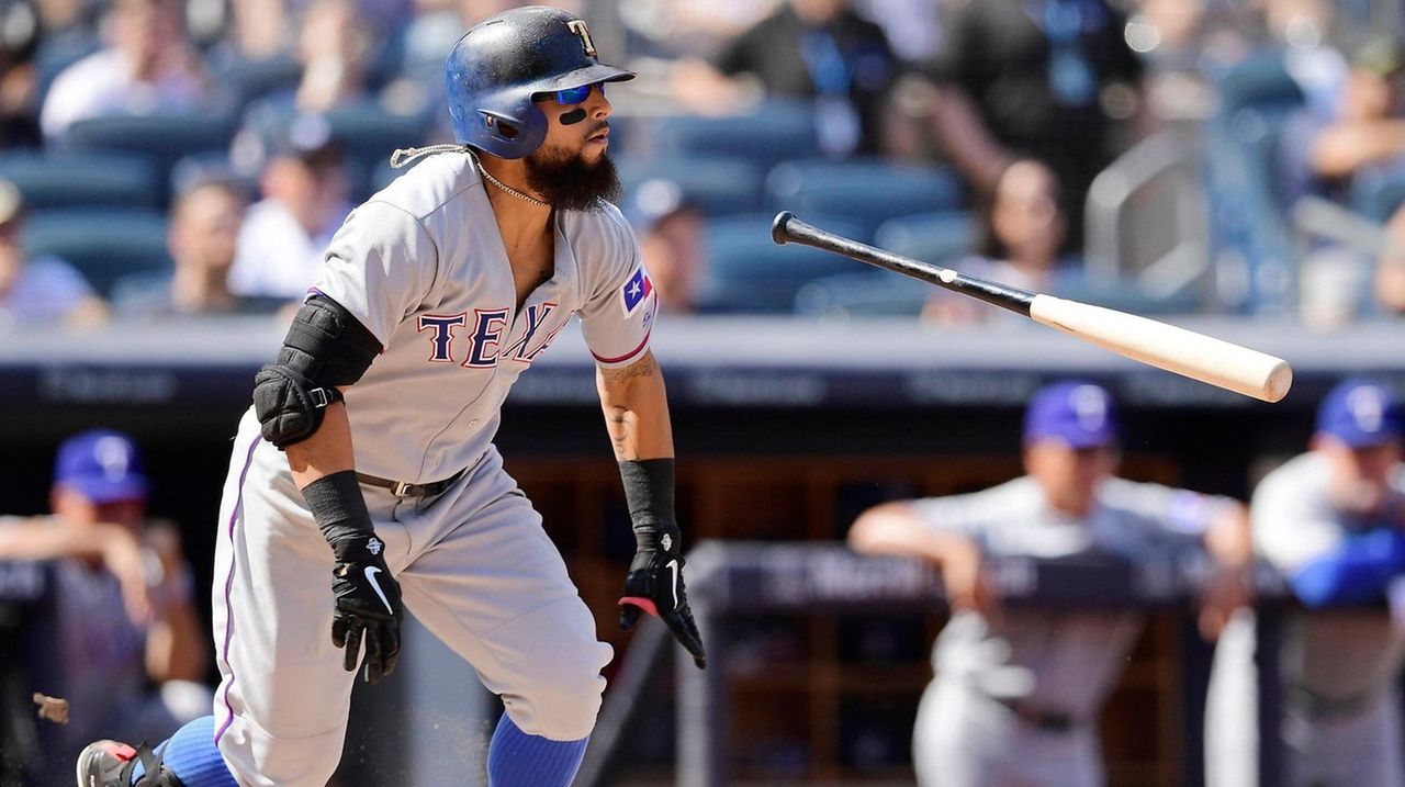Infielder Odor traded from Rangers to Yankees