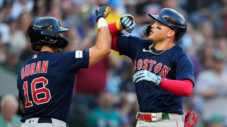 Alex Verdugo, Reese McGuire homer as Red Sox top Mariners 6-4 to snap  3-game losing streak - Newsday