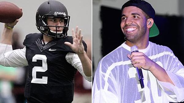 Drake and former Browns and Texas A&M quarterback Johnny Manziel