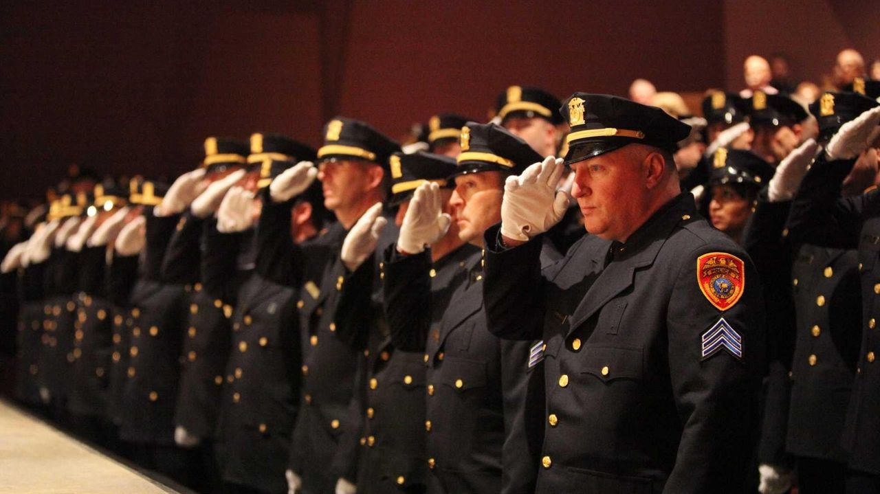 63 Suffolk police officers honored for 2013 promotions Newsday