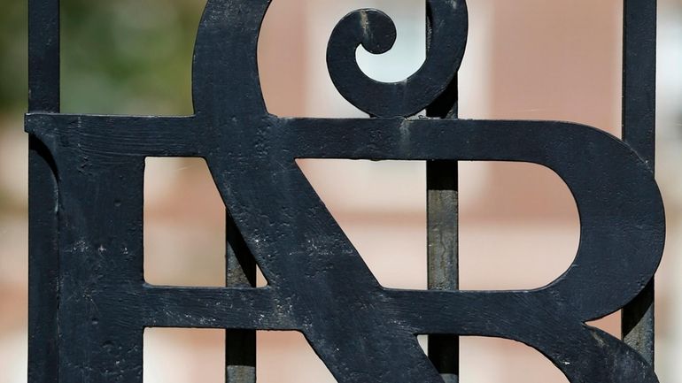 The front gate of Sweet Briar College is shown May...