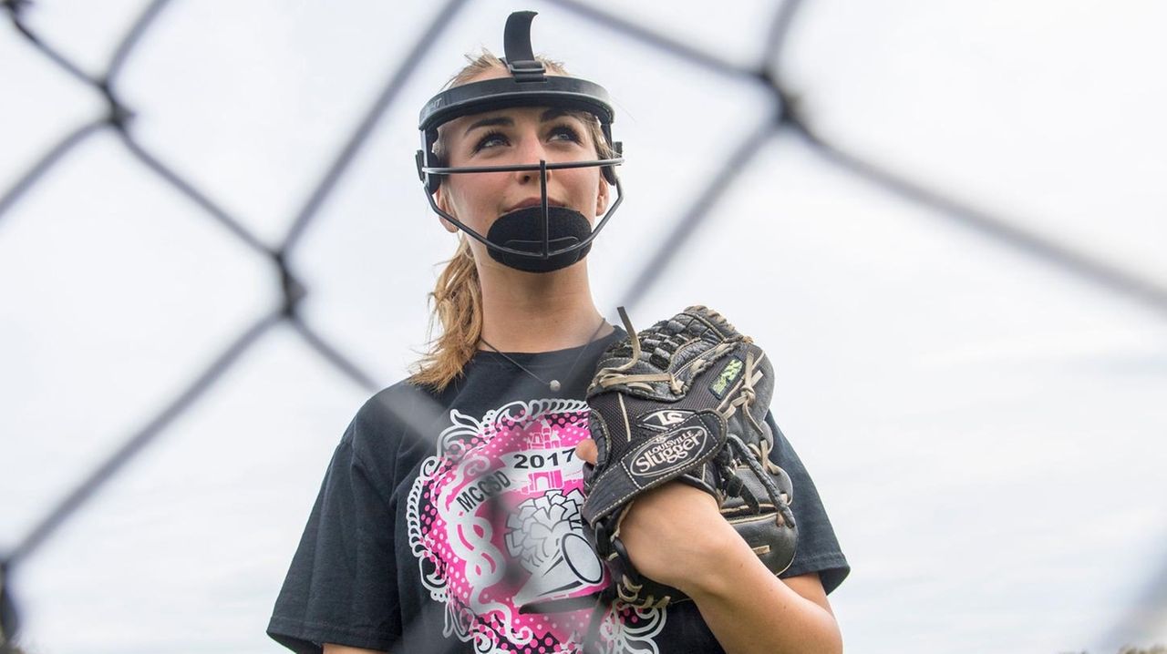 High school softball face masks on Long Island Newsday