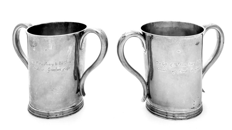 These two church beakers from around 1748 are among the...