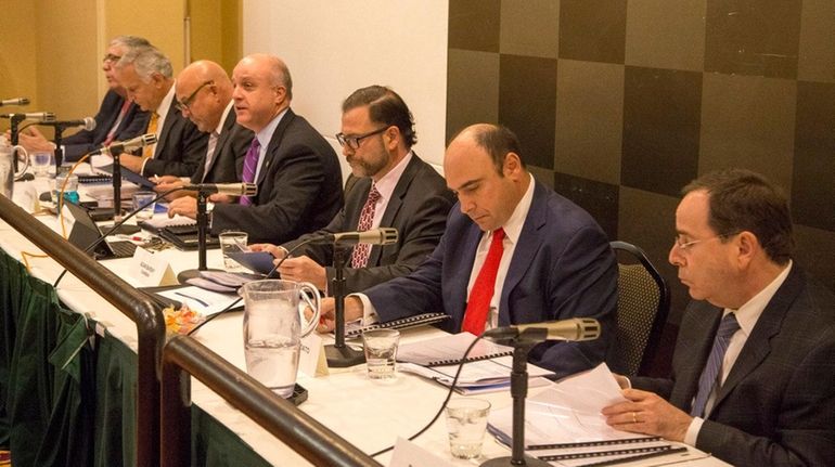 The NIFA board, seen here on Oct. 17, 2017, backed...