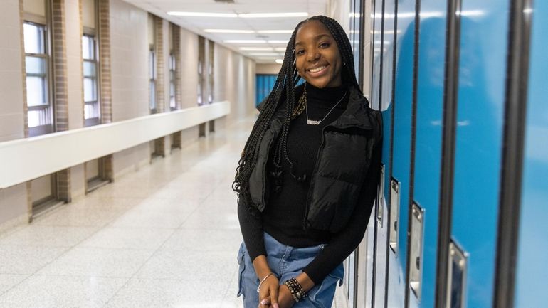 Copiague High School senior Kemmora Simmons was named a Regeneron...