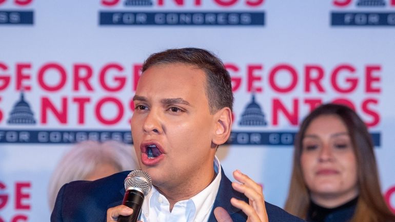 Republican congressman-elect George Santos.