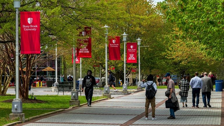 Stony Brook University campus on May 3, 2024.