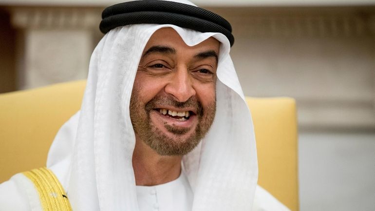 Abu Dhabi's crown prince, Sheikh Mohammed bin Zayed Al Nahyan,...