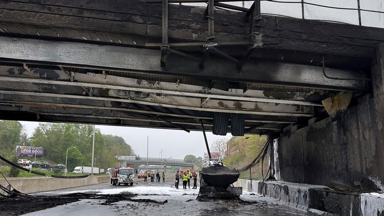 In this image provided by the Connecticut Governor's Office, emergency...