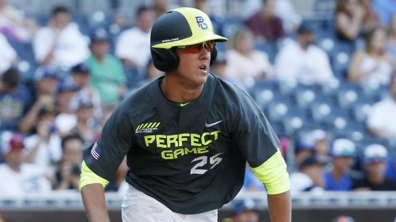 Mickey Moniak, OF La Costa Canyon High School 2015 Perfect Game All  American Classic 