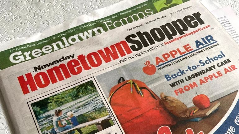 Newsday will cease publishing Hometown Shopper in January.