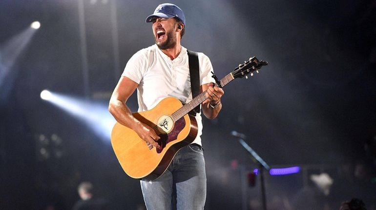 Luke Bryan performs during the "What Makes You Country" tour stop...