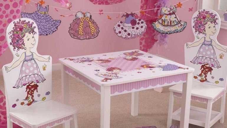 Fancy Nancy Table & Chair Set by KidKraft costs $170...