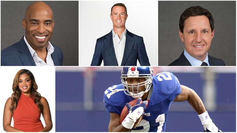 Clockwise from top left: Tiki Barber, Matt Ryan, Andrew Catalon,...