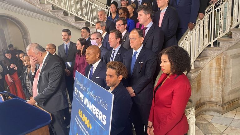 Manuel Castro, commissioner of the Mayor's Office of Immigrant Affairs,...