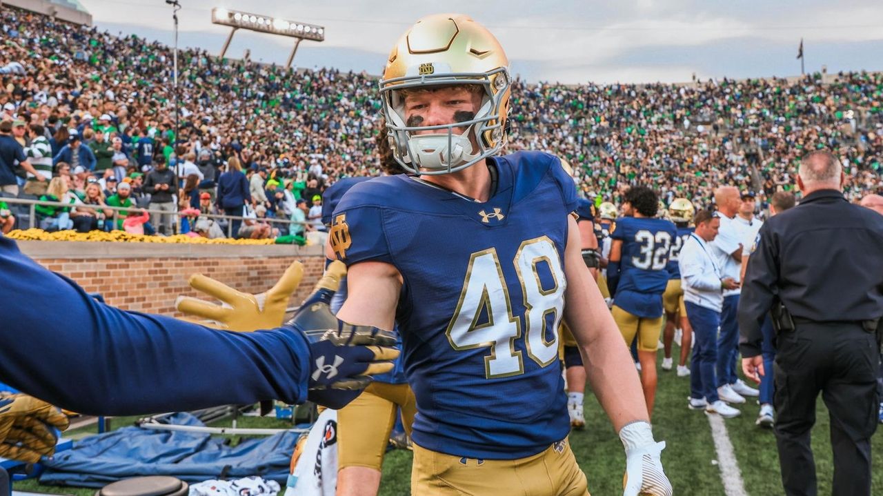 Mickey Brown’s journey from Long Island to Notre Dame football