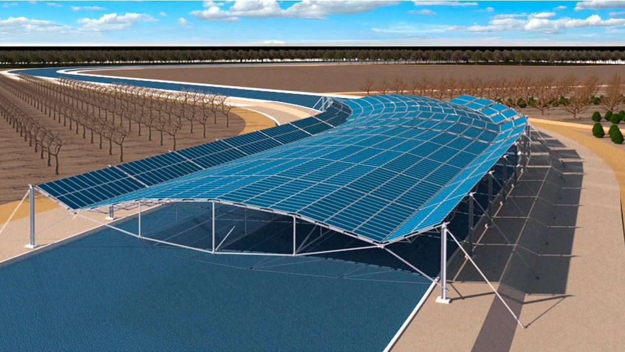 Solar panels on water canals seem like a no-brainer. So why aren't they widespread? - Vimarsana News