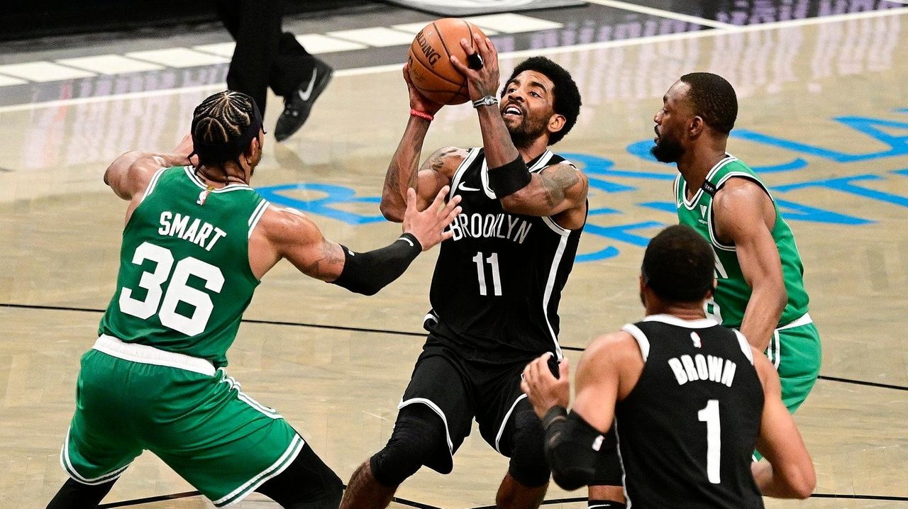 Nets take Game 1 over Celtics as Big 3 combines for 82 points, plays