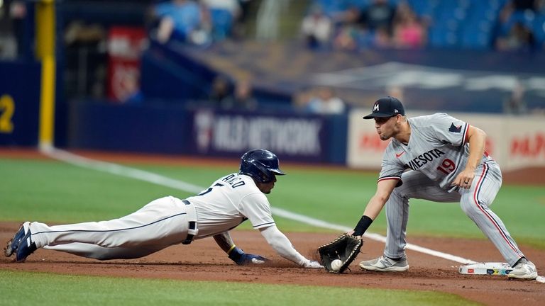 Rays left fielder Randy Arozarena will participate in the Home Run Derby -  Newsday