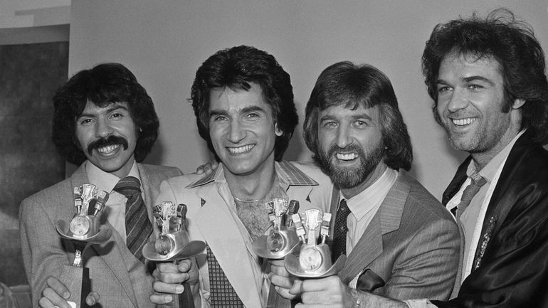 The Oak Ridge Boys, from left, Joe Bonsall, Richard Sterban,...