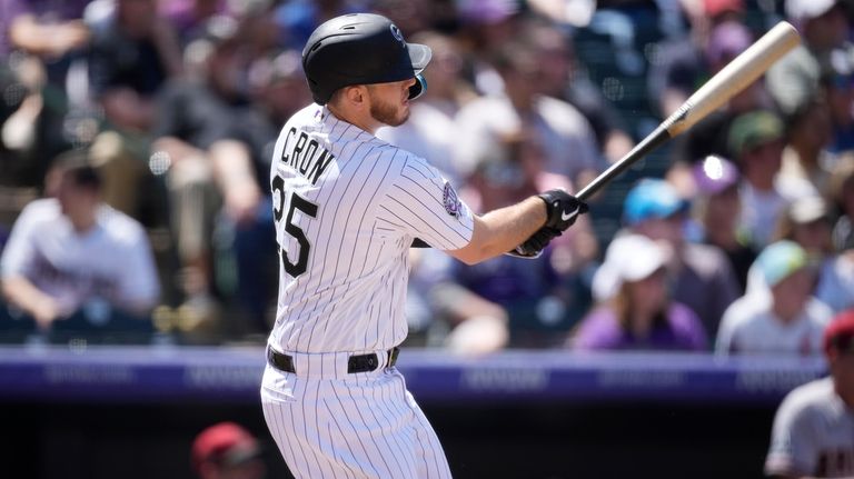 Cron powers Rockies to 12-4 win over Diamondbacks - Newsday