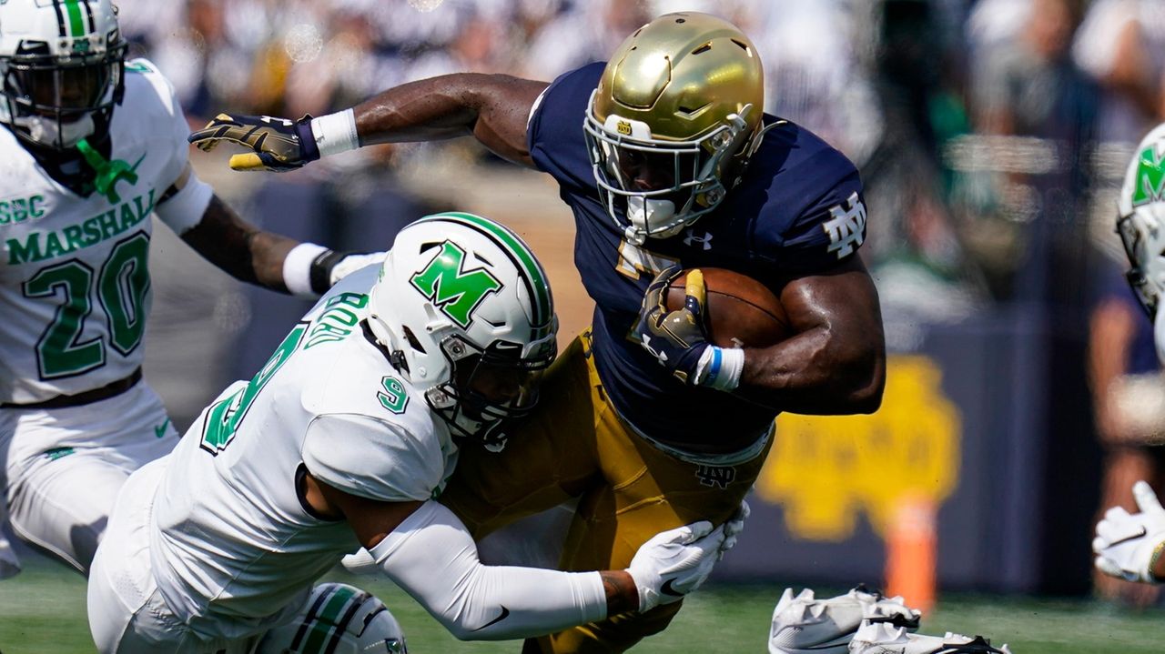 Marshall upsets No. 8 Notre Dame - Newsday