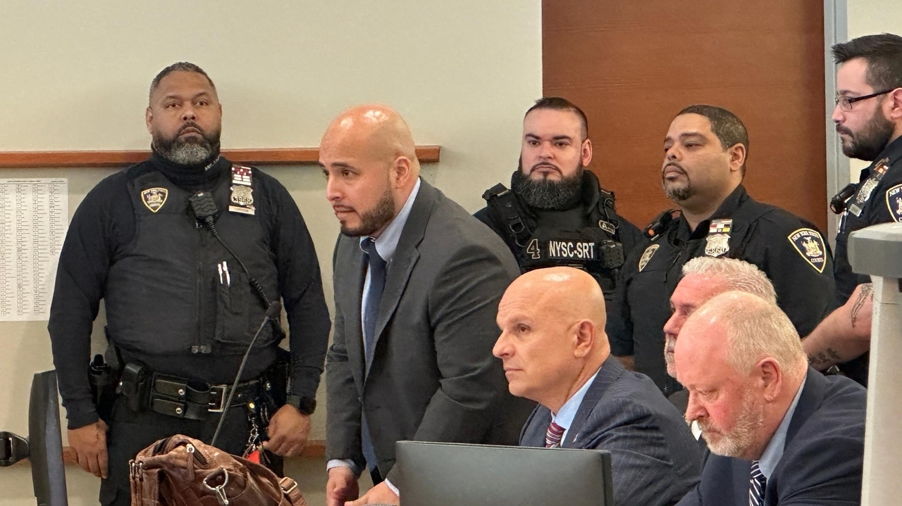 Ex-NYPD sergeant freed from jail while he appeals his conviction for deadly cooler throw