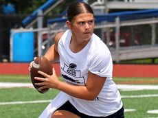 Longwood's Sclafani earns top honors at National Football Foundation Girls QB Challenge