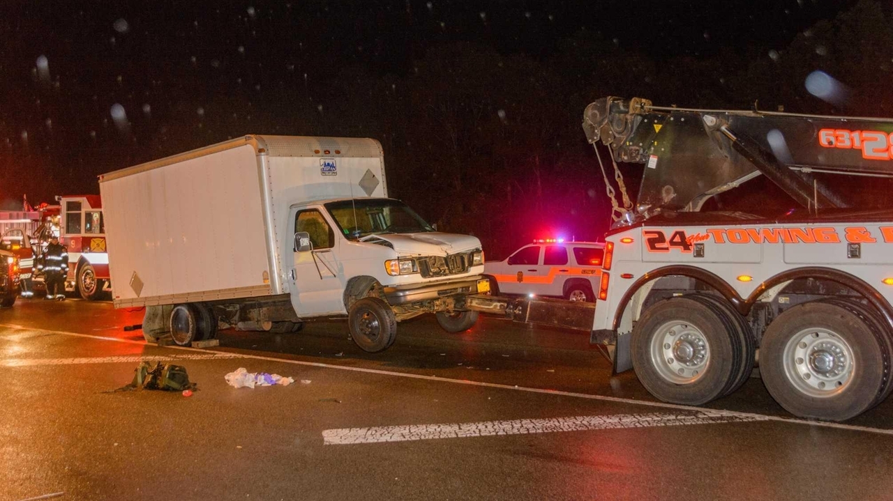 Police: Pedestrian dies after being hit, pinned under box truck in ...