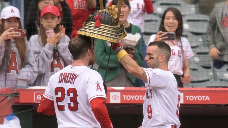 Drury, Angels ride 4-run first to 5-3 win over Athletics - Newsday