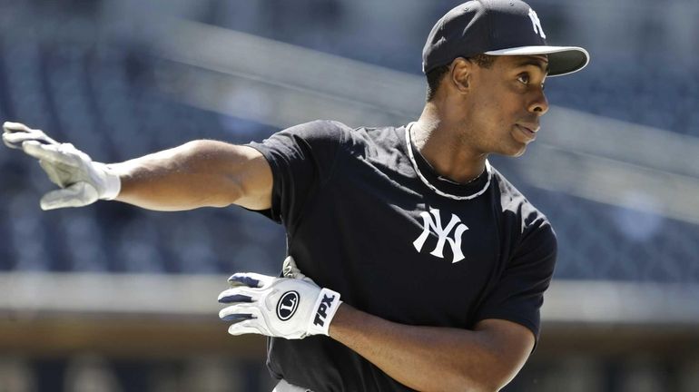 Yankees outfielder Curtis Granderson, making his return from the disabled...